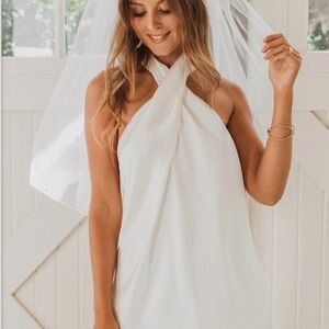 Show me your mumu jasmine White mini Dress